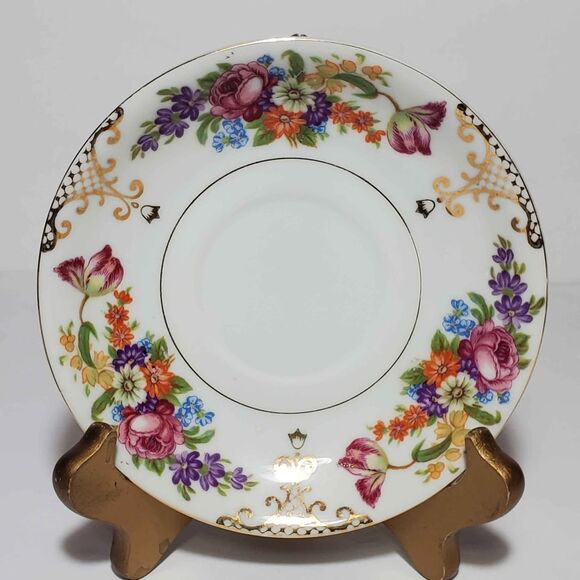 Teacup and Saucer Floral Japan Vintage - Picture 5 of 10